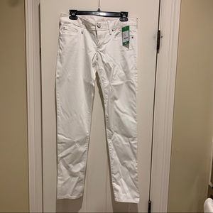 Lilly Pulitzer white worth skinny pants size 4 NWT